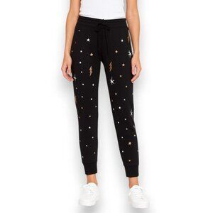 Lauren Moshi XS Jogger Pants Stars Lightning Bolts